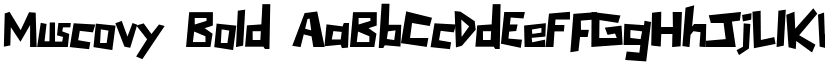 Muscovy font download