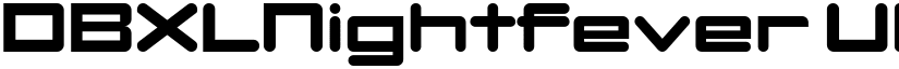 DBXLNightfever UltraWide font