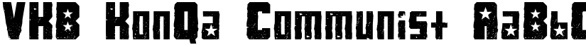VKB KonQa Communist font
