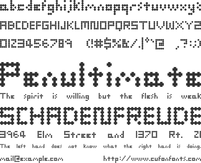 Block Plus font preview