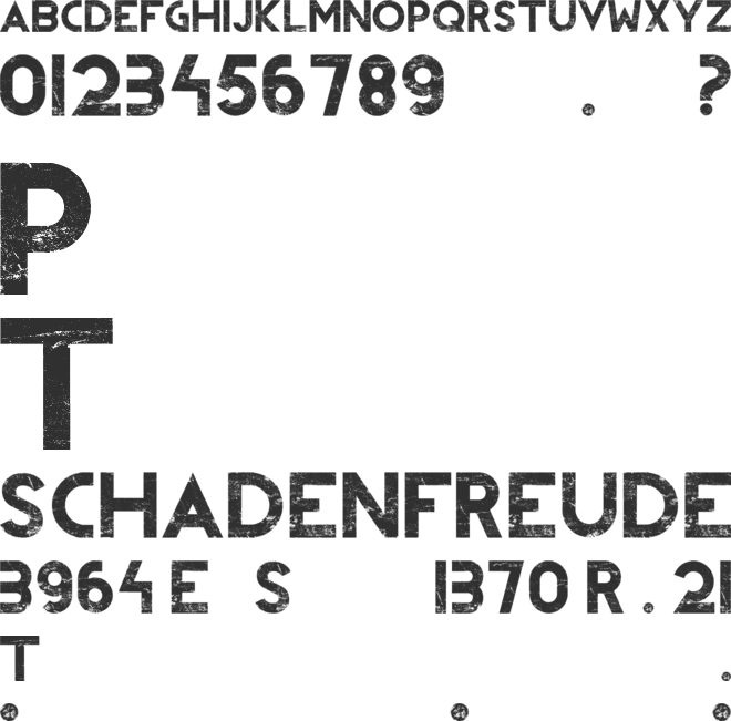 REVOLUTION II font preview