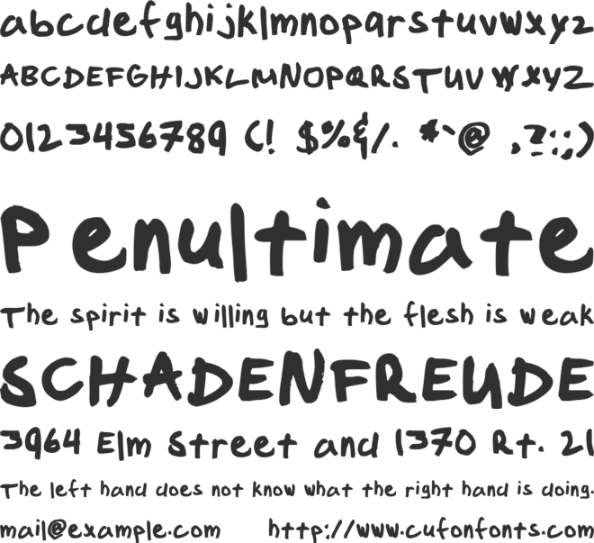 charings font preview