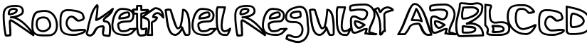 Rocketfuel Regular font
