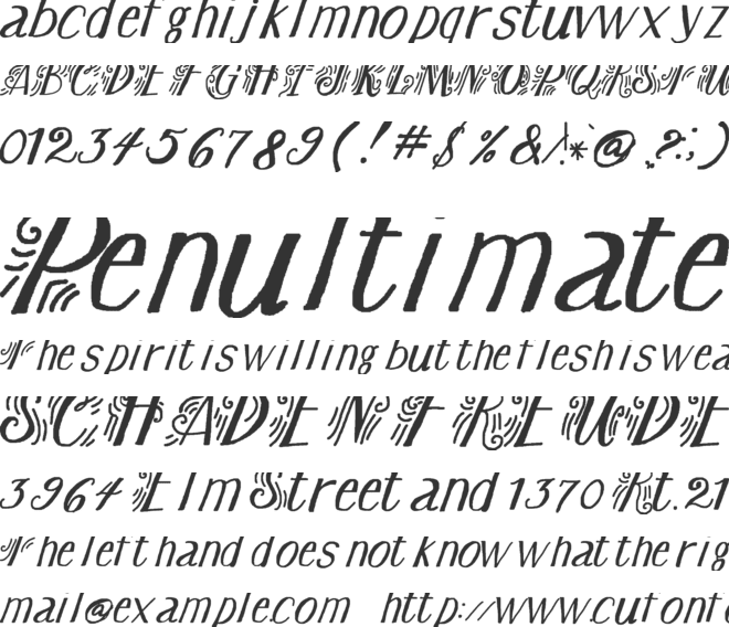 Happening100515223705854 font preview