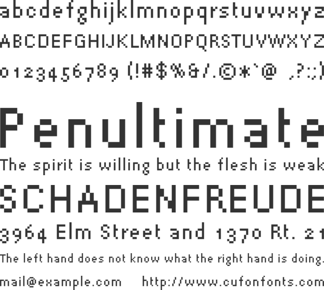 Fanda Sans font preview