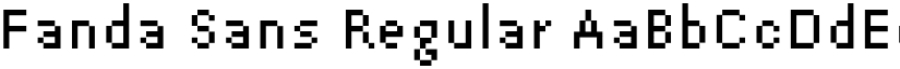 Fanda Sans Regular font