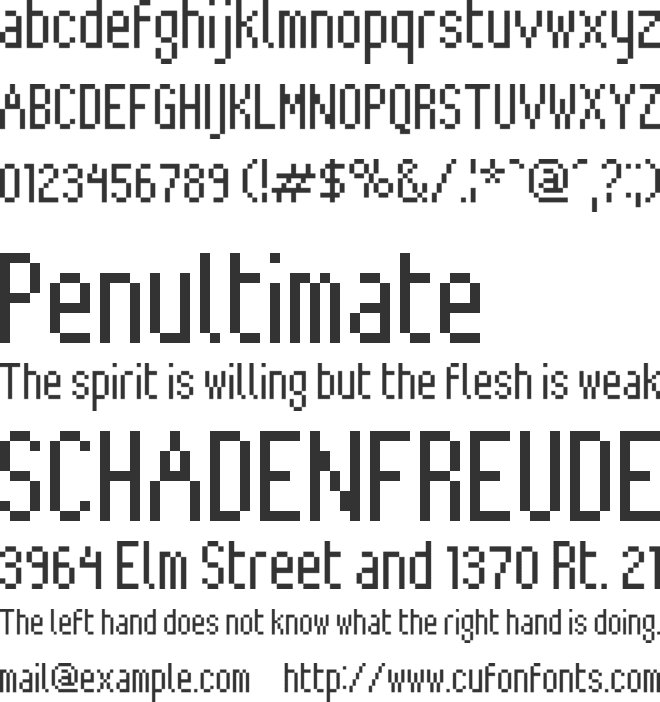 Miranda NBP font preview