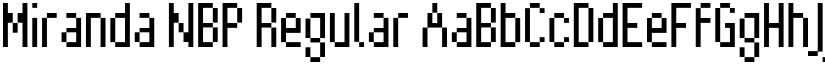 Miranda NBP Regular font