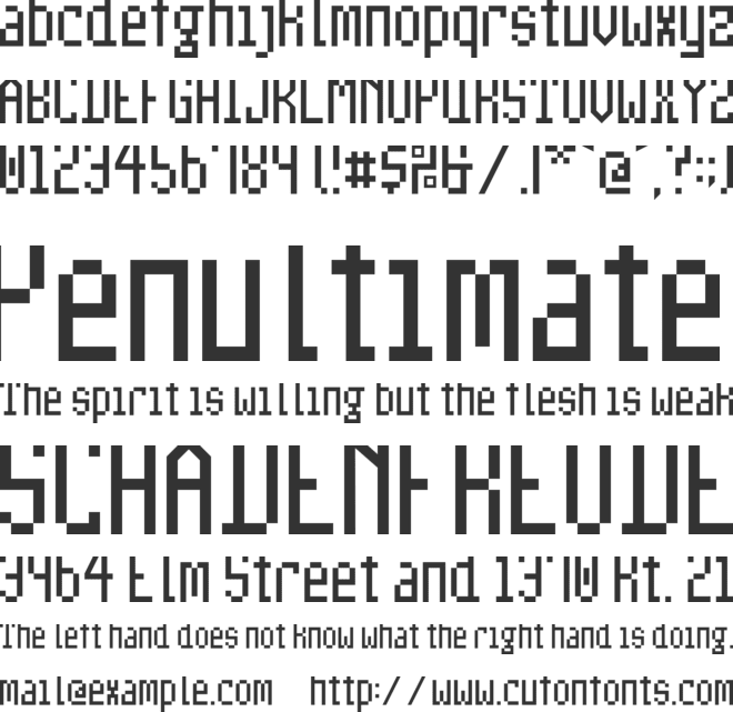 CasaleFinale NBP font preview