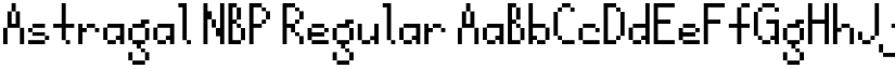 Astragal NBP Regular font