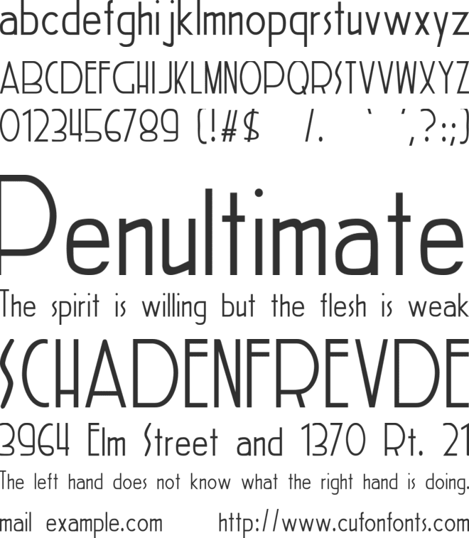 Young Dracula NFI font preview