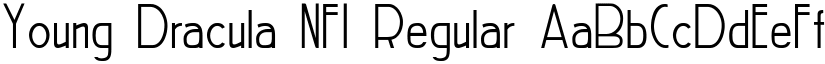 Young Dracula NFI Regular font