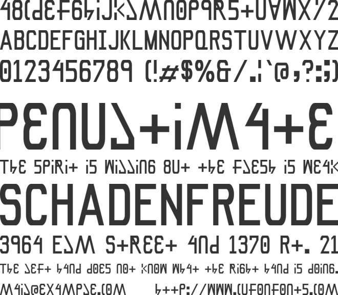 Signus Alternates NBP font preview