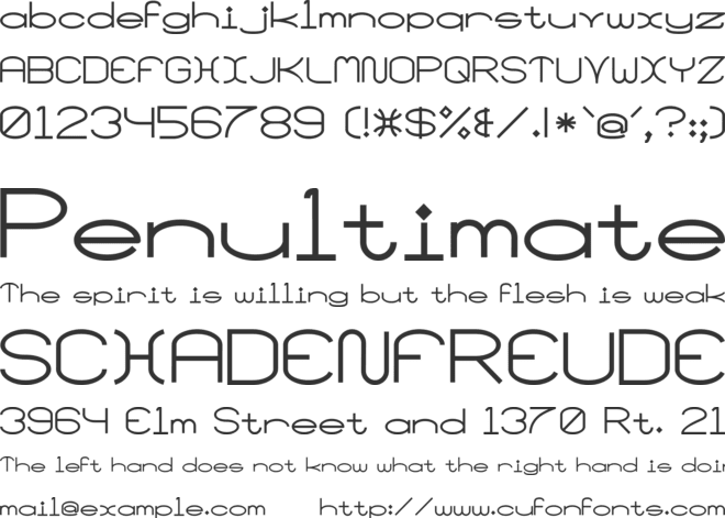 SantaMonicaMF font preview