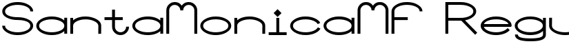 SantaMonicaMF Regular font