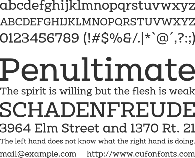 Clab Personal Use font preview