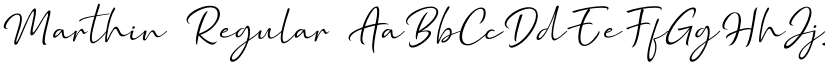 Marthin Regular font