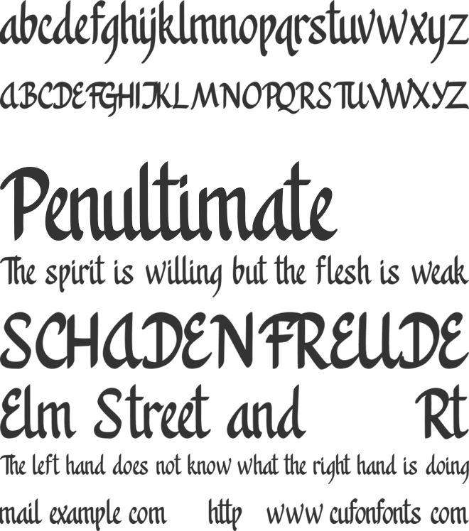 Khanaya FREE font preview