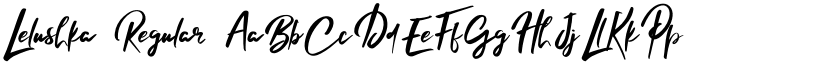 Lelushka Regular font