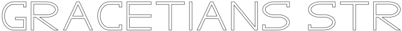 GRACETIANS Stroke font