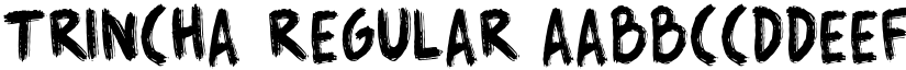 Trincha Regular font