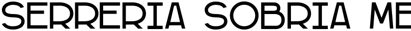 Serreria Sobria font download