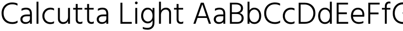 Calcutta Light font