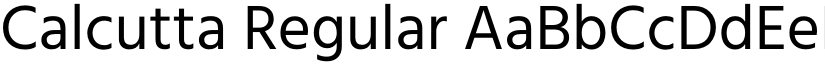 Calcutta Regular font