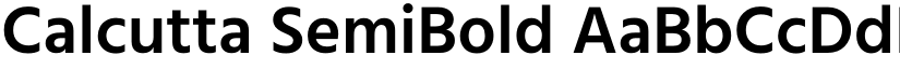 Calcutta SemiBold font