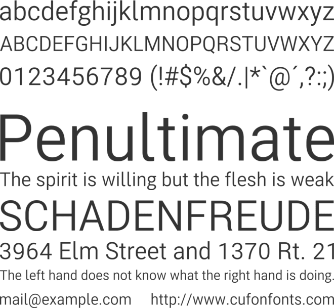 Robert Sans font preview