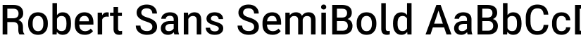 Robert Sans SemiBold font