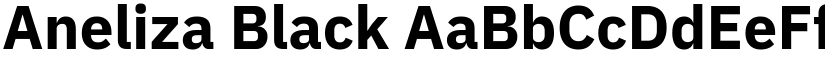 Aneliza Black font