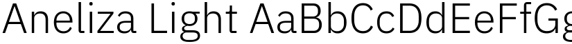 Aneliza Light font