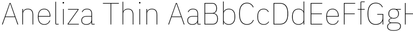 Aneliza Thin font