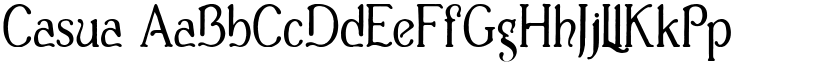 Casua font