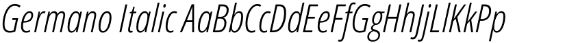 Germano Italic font