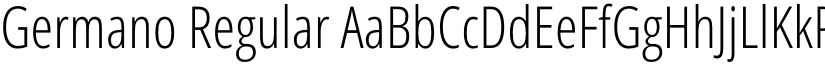 Germano Regular font