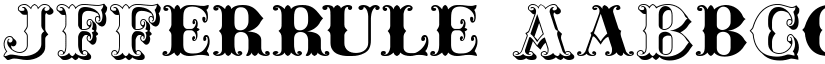 JFFerrule font