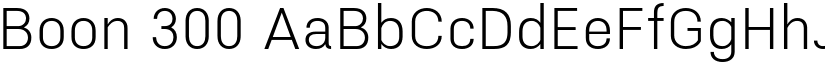 Boon 300 font