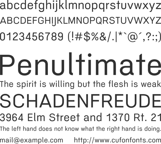 Boon font preview