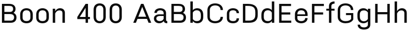 Boon 400 font