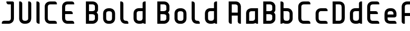 JUICE Bold Bold font