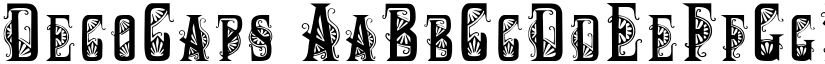 DecoCaps font