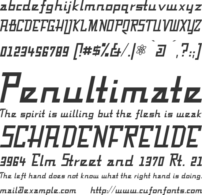 Fabian font preview