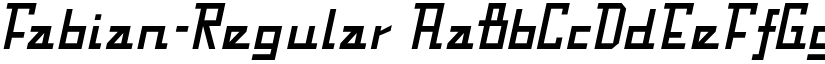 Fabian-Regular font
