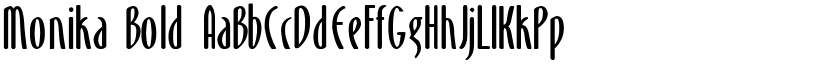 Monika Bold font