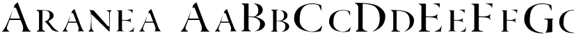 Aranea font