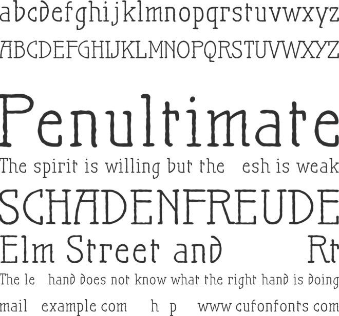 Maiers Nr.21 Pro font preview