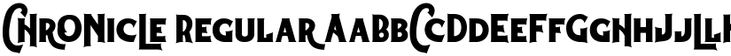 CHrONicLe Regular font