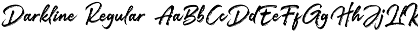 Darkline Regular font